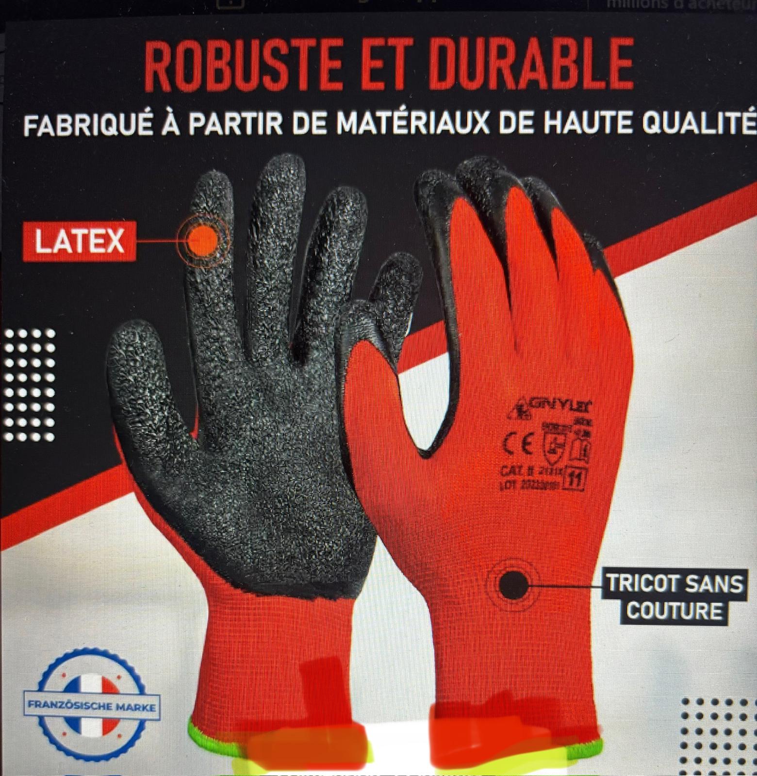 Gants de Travail Résistant et Haute Protection