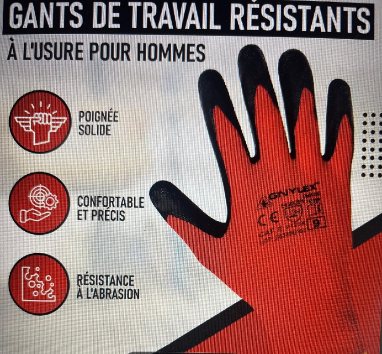 Gants de Travail Résistant et Haute Protection – Image 5