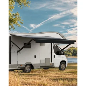 Auvent de Voiture Camping-car Caravane Latéral 428,5 cm
